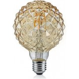 Żarówka Globe Trio E27 4W LED - Dekoracyjna, Bursztynowa