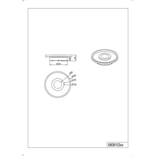 Plafon łazienkowy LED Trio Ascari 30cm - Nowoczesny Design