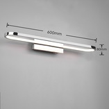 Kinkiet łazienkowy Gianni LED 60cm chrom Trio | Nowoczesny design