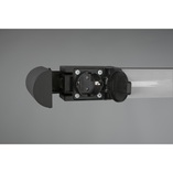 Kinkiet LED Piera Trio | Czarny | 119cm | IP44