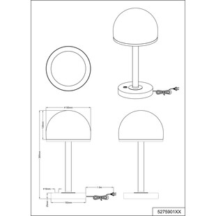 Lampa stołowa Berlin - Nowoczesny design | Trio