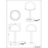Lampa stołowa Berlin - Nowoczesny design | Trio