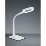 Lampa biurkowa Lupo LED biała Trio - Nowoczesne oświetlenie