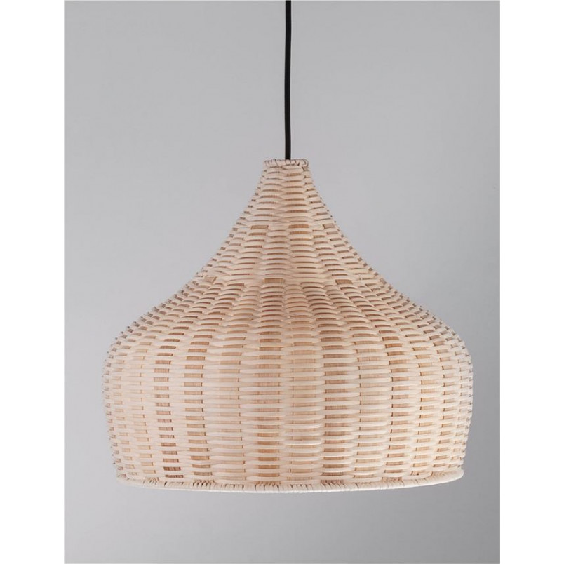 Lampa wisząca rattanowa boho Anta 38cm - Decolab24