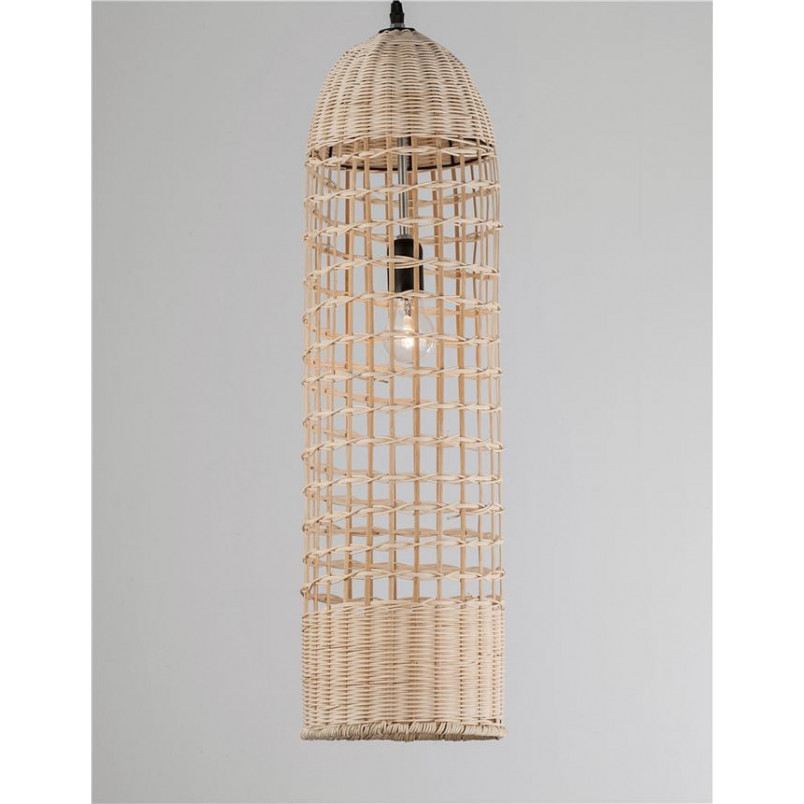 Lampa wisząca rattanowa Anta - Boho styl | Decolab24