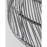 Lampa wisząca rattanowa boho Tanic szara | Decolab24