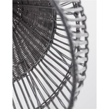 Lampa wisząca rattanowa boho Tanic szara | Decolab24