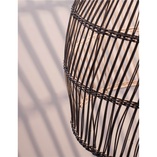Lampa wisząca rattanowa boho Tanic szara | Decolab24