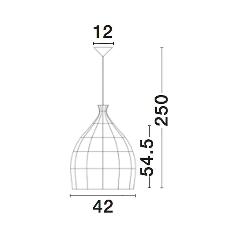 Lampa wisząca rattanowa boho Tanic szara | Decolab24