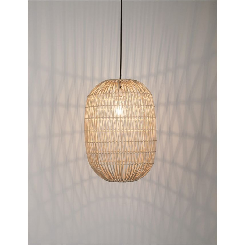 Lampa rattanowa wisząca Boho Ubud - Decolab24