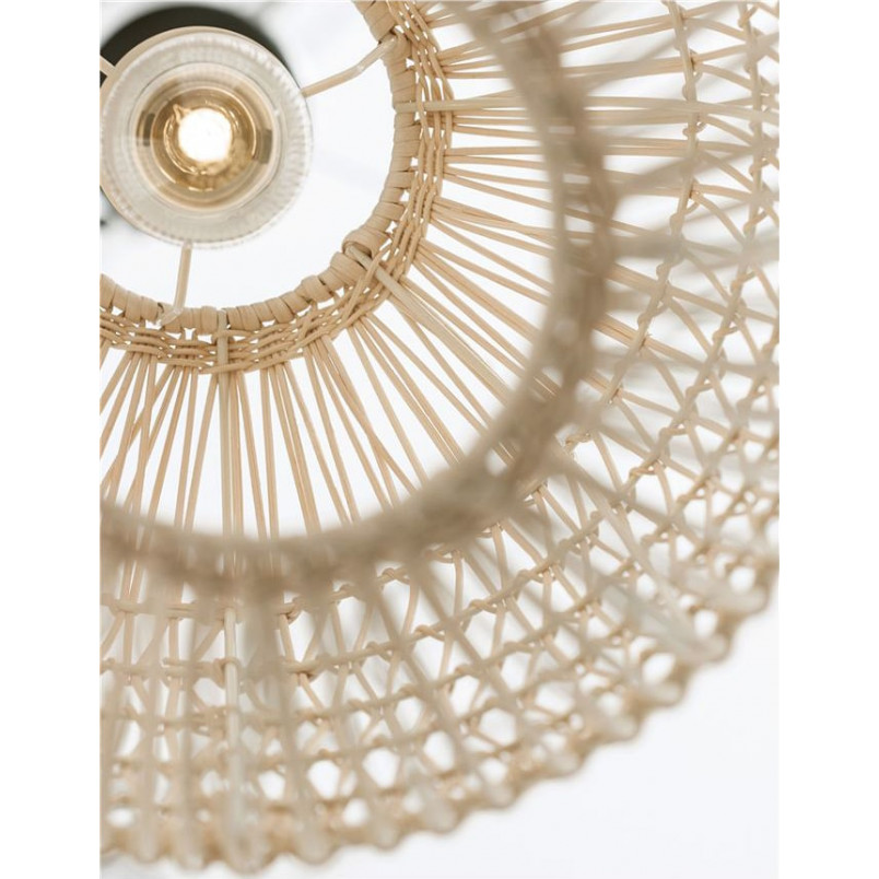 Lampa rattanowa wisząca Boho Ubud - Decolab24
