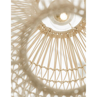 Lampa rattanowa wisząca Boho Ubud - Decolab24