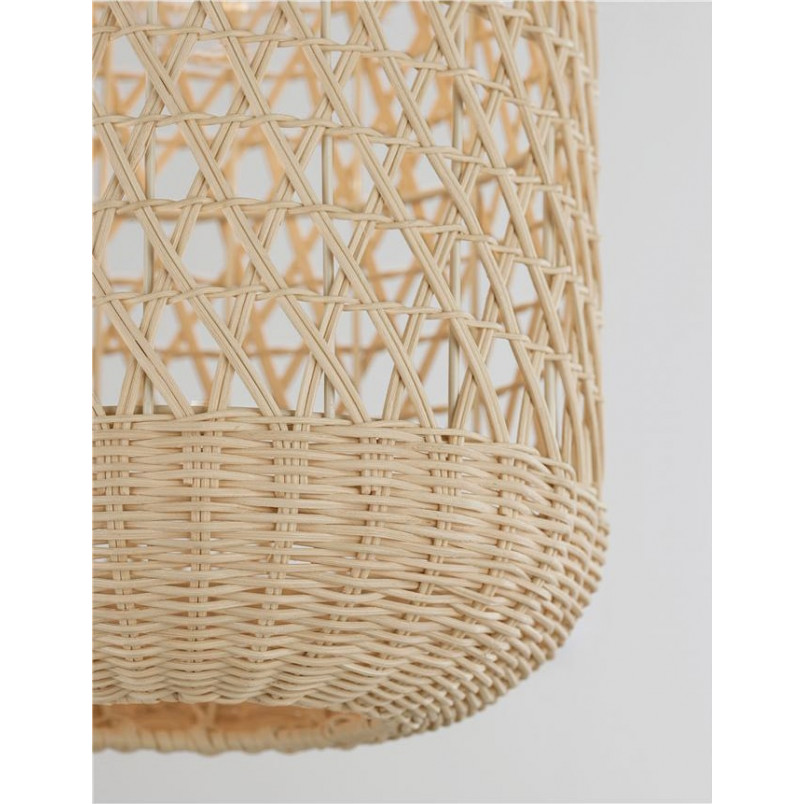Lampa rattanowa wisząca boho Penida Long | Decolab24