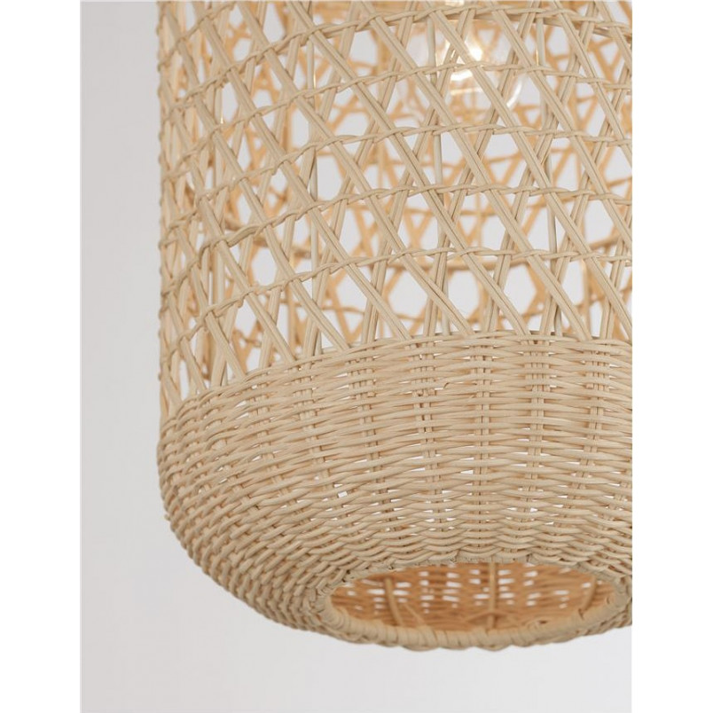 Lampa rattanowa wisząca boho Penida Long | Decolab24