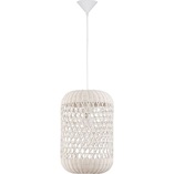 Lampa rattanowa boho Penida Long - Decolab24 | Biała