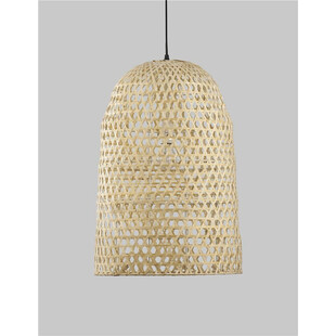 Lampa rattanowa wisząca boho Penida | Decolab24