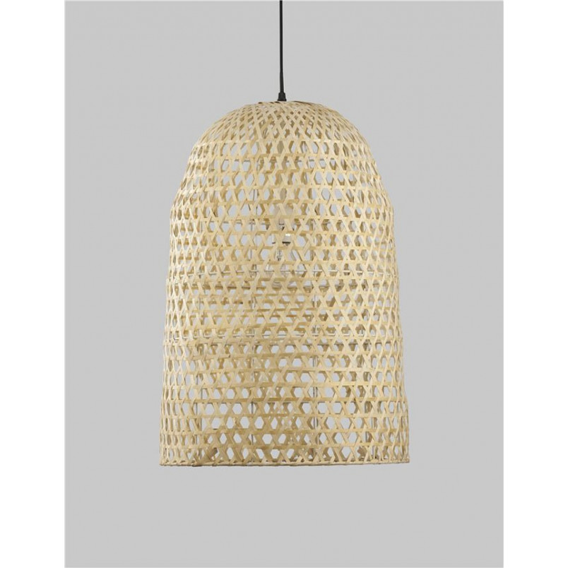 Lampa rattanowa wisząca boho Penida | Decolab24