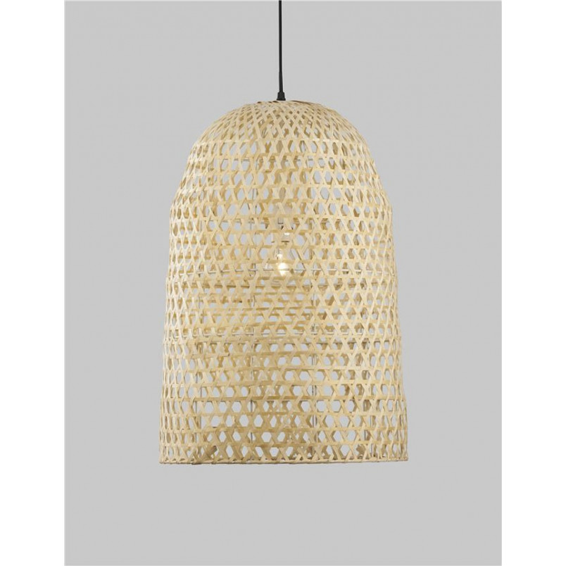 Lampa rattanowa wisząca boho Penida | Decolab24