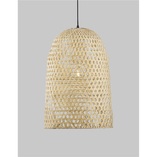 Lampa rattanowa wisząca boho Penida | Decolab24