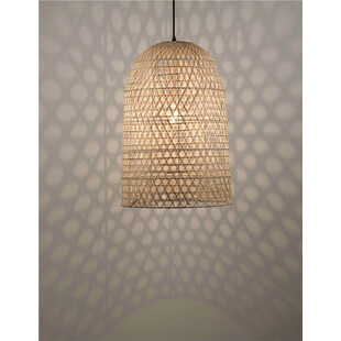 Lampa rattanowa wisząca boho Penida | Decolab24