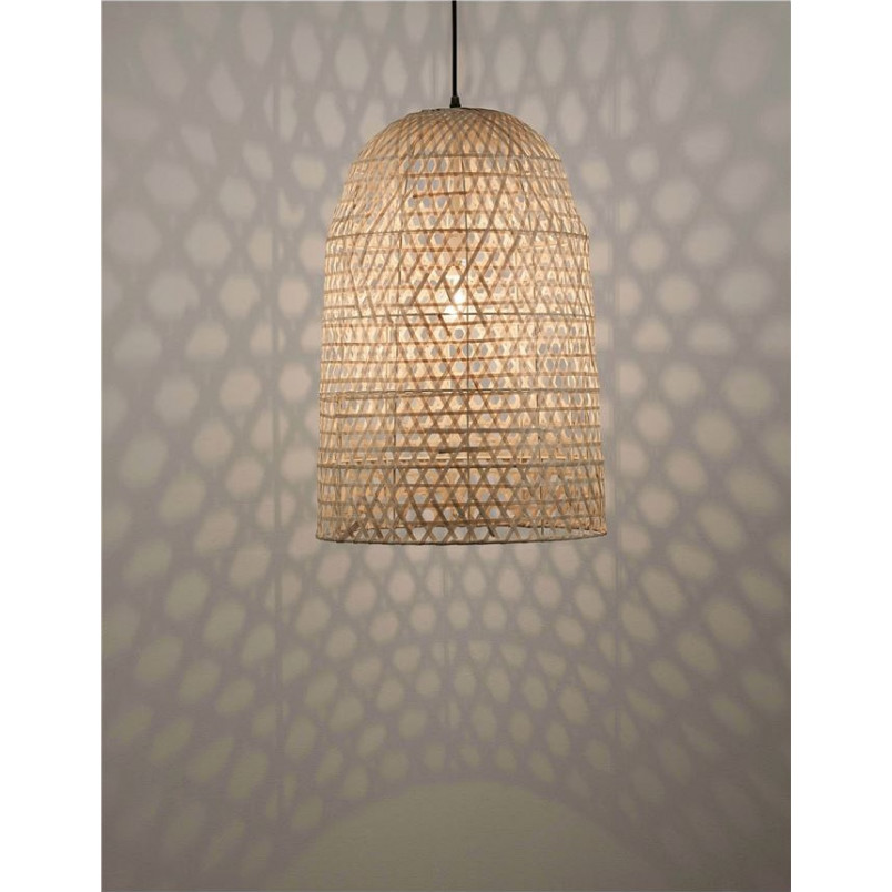 Lampa rattanowa wisząca boho Penida | Decolab24