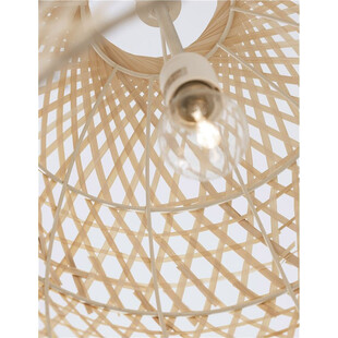 Lampa rattanowa wisząca boho Penida | Decolab24