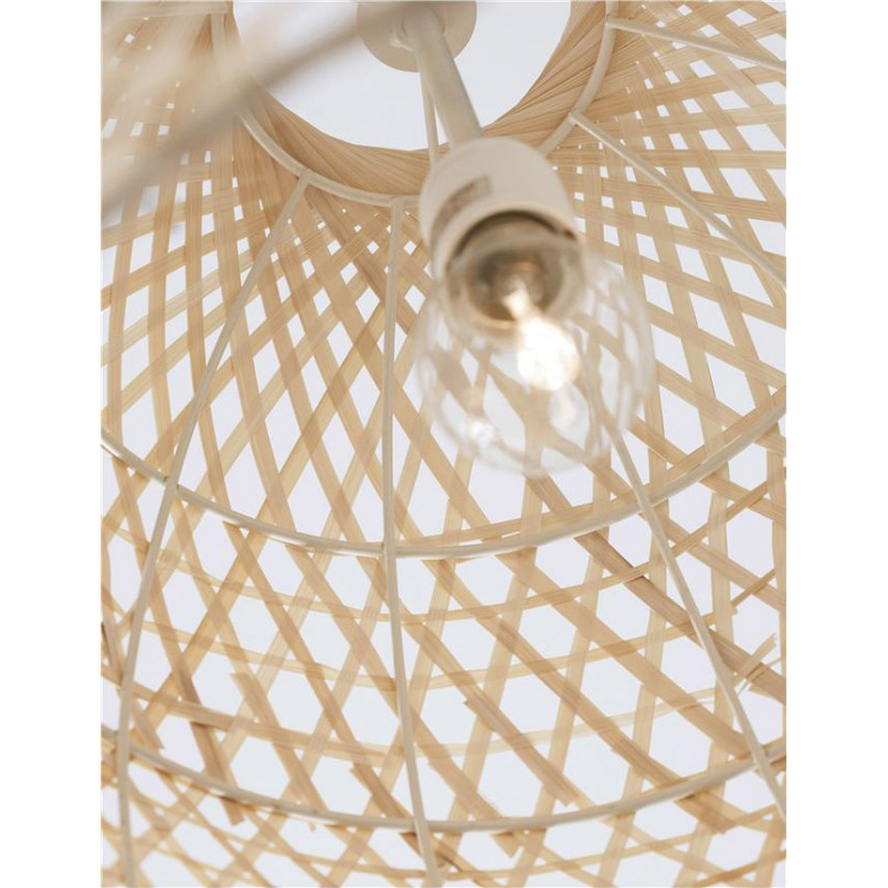 Lampa rattanowa wisząca boho Penida | Decolab24