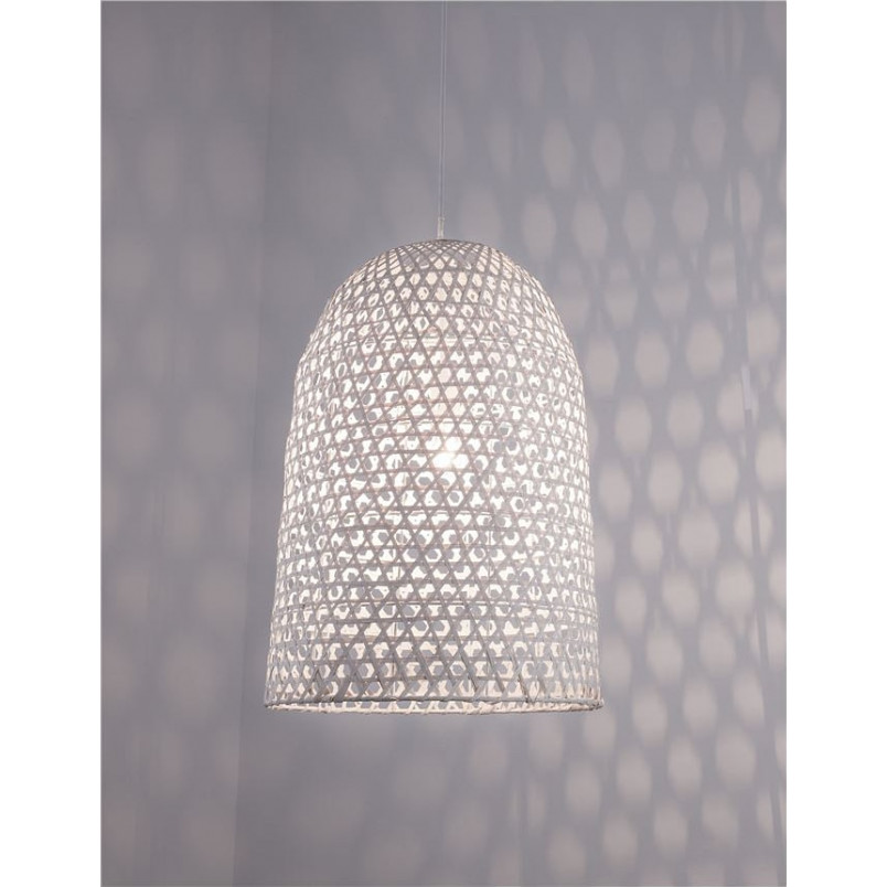 Lampa rattanowa wisząca boho Penida - Decolab24