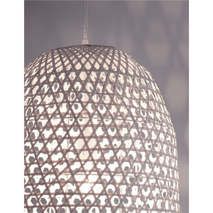 Lampa rattanowa wisząca boho Penida - Decolab24