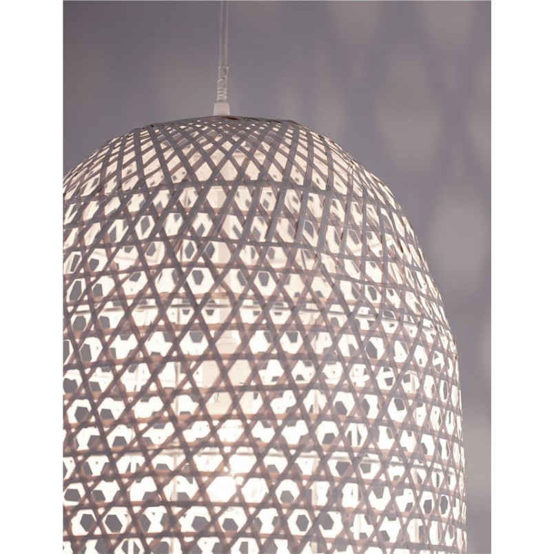 Lampa rattanowa wisząca boho Penida - Decolab24