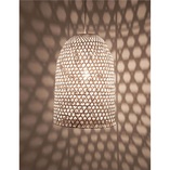 Lampa rattanowa wisząca boho Penida - Decolab24