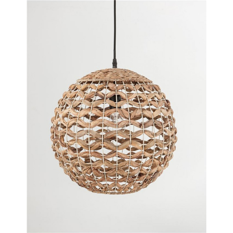 Lampa rattanowa wisząca kula Denpasar | Decolab24