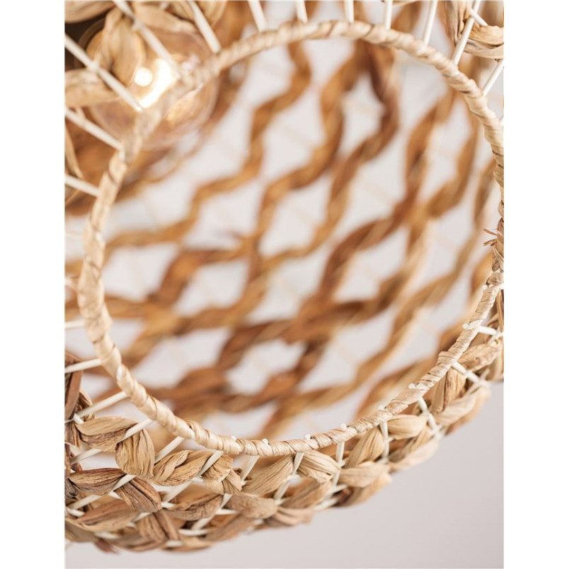 Lampa rattanowa wisząca kula Denpasar | Decolab24
