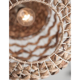 Lampa rattanowa wisząca kula Denpasar 40cm | Decolab24