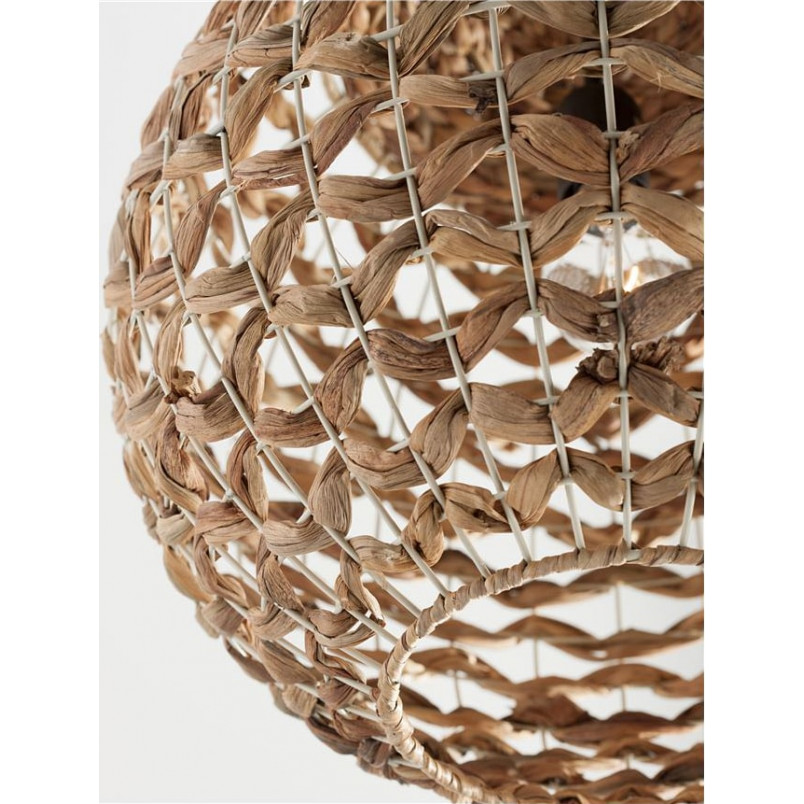 Lampa rattanowa wisząca kula Denpasar 40cm | Decolab24