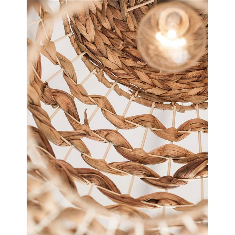 Lampa rattanowa wisząca kula Denpasar 40cm | Decolab24