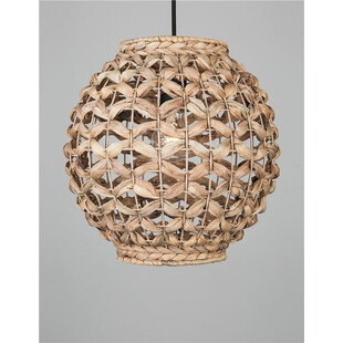 Lampa rattanowa wisząca kula Denpasar 30cm | Decolab24