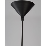 Lampa rattanowa wisząca Lombok czarna | Decolab24