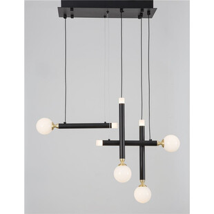 Lampa wisząca LED Reya: Szklane kule, nowoczesny design