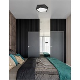 Plafon Geometryczny Starius 40cm Czarny | Decolab24
