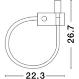 Kinkiet LED czarny - Minimalistyczny design | Decolab24