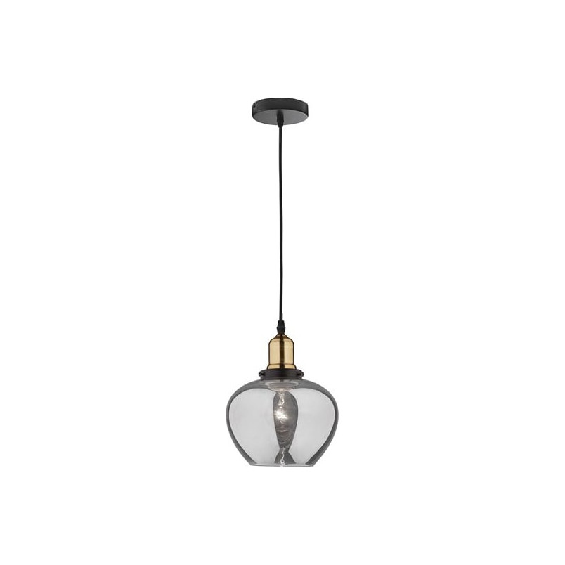 Lampa Wisząca Loft Tamigo | Szklana, Czarna | Decolab24