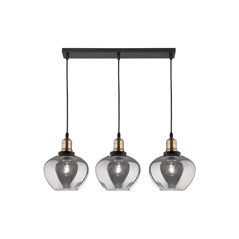 Lampa wisząca Tamigo | Szklana, potrójna, loft | Decolab24