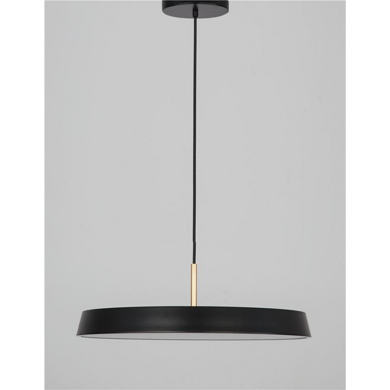 Lampa wisząca LED Alto: Designerski czarny styl | Decolab24
