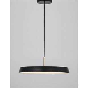 Lampa wisząca LED Alto: Designerski czarny styl | Decolab24