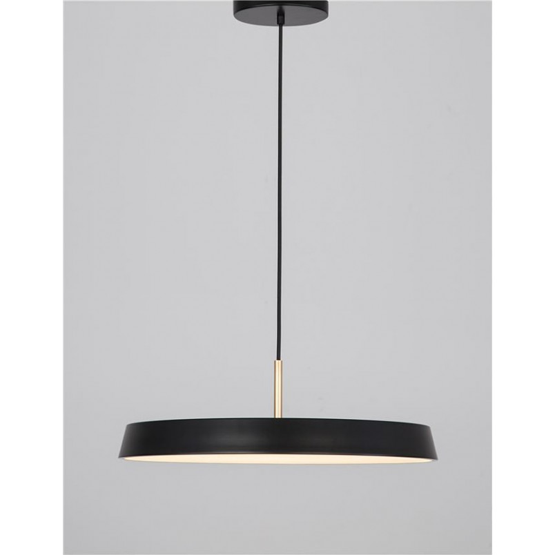Lampa wisząca LED Alto: Designerski czarny styl | Decolab24