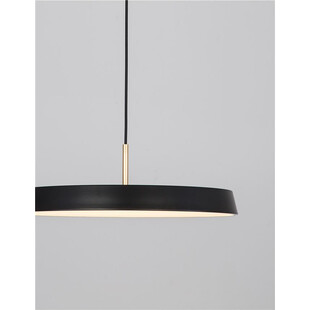 Lampa wisząca LED Alto: Designerski czarny styl | Decolab24