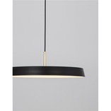 Lampa wisząca LED Alto: Designerski czarny styl | Decolab24