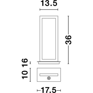 Lampa stołowa LED minimalistyczna Frame | Decolab24