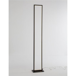 Lampa podłogowa minimalistyczna Frame LED czarna